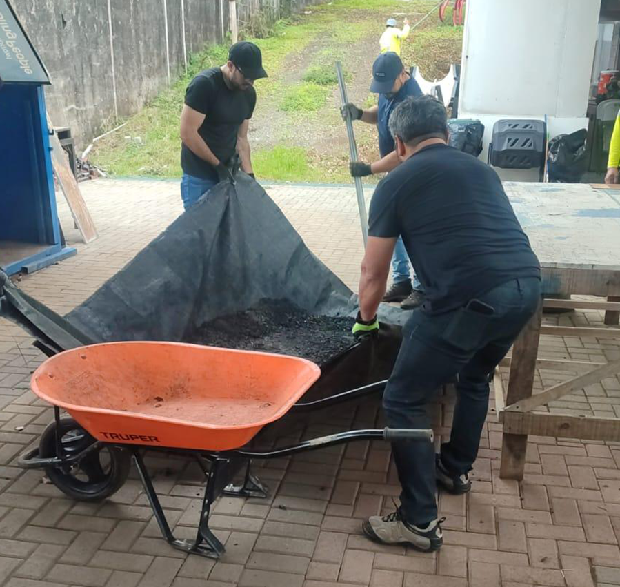Colaboradores de Novacomp en actividad de voluntariado ambiental 7